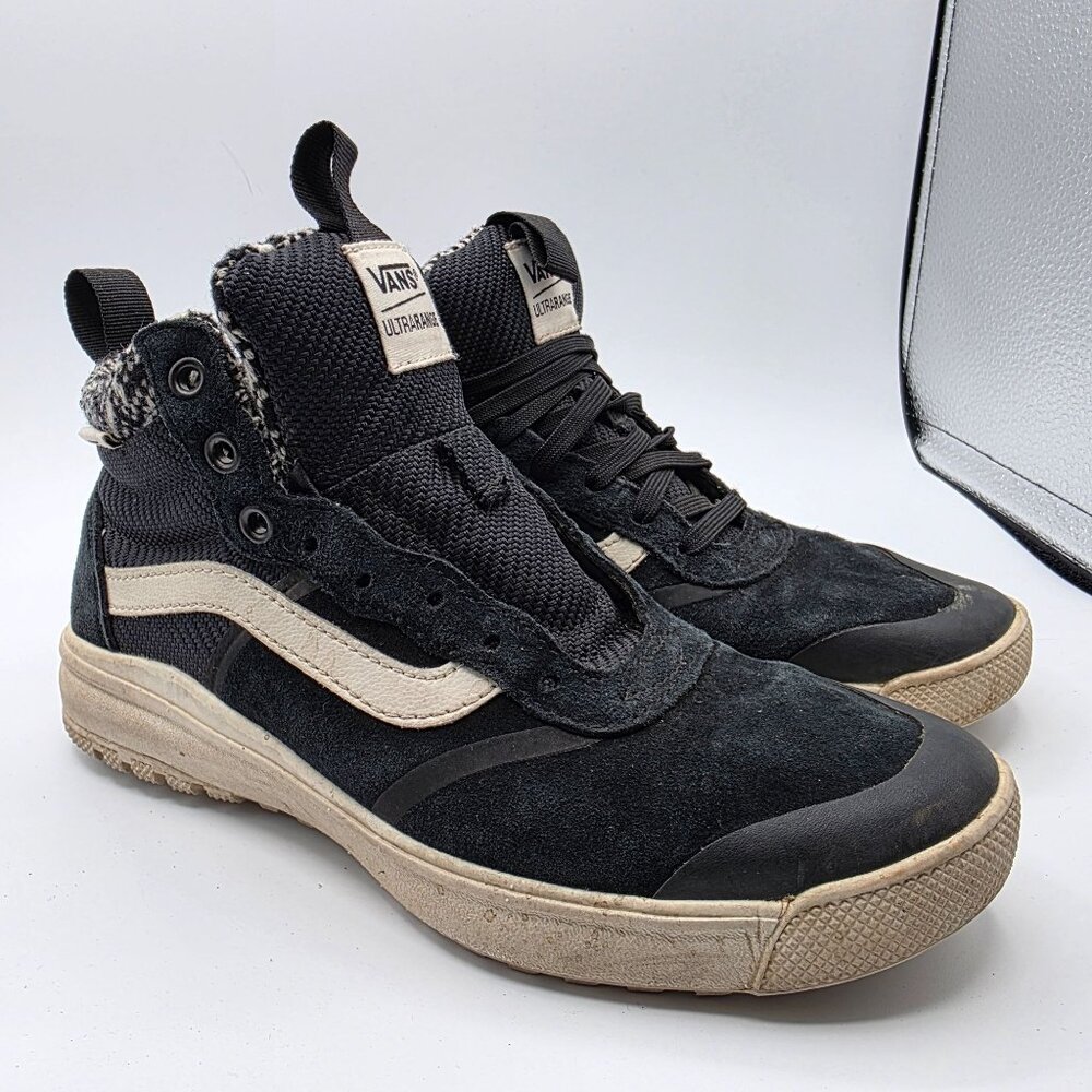 Vans UltraRange Hi DL MTE Womens Size 7.5 Black Shoes Hiking Camping Outdoors